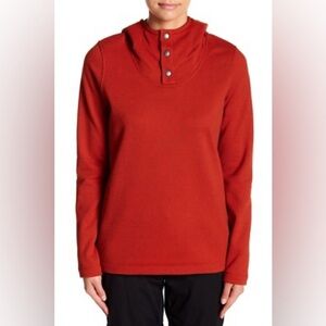 The North Face Funnel Neck Pullover Hoodie Knit Size Large